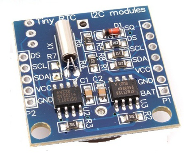 DS1307-I2C 아두이노용 시계(RTC real time clock)